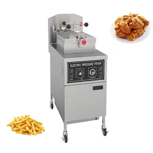 Freidora de pollo comercial/máquina de broast/freidora de presión eléctrica CE precio de fábrica