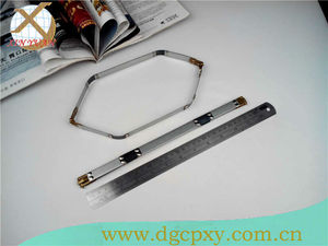 Xin Nhân Dân tệ nhà máy 14 inch <span class=keywords><strong>Hex</strong></span> <span class=keywords><strong>Flex</strong></span> khung với dây kéo cho túi - Product Image 4