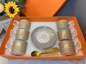 Set da Tè in Porcellana di Lusso Bestseller, Servizio da Tavola Minimalista in Ceramica Occidentale e <span class=keywords><strong>Bone</strong></span> <span class=keywords><strong>China</strong></span> - Product Image 2