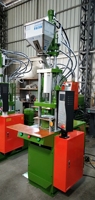 Machine de moulage par injection verticale, w, câble et prise, petite machine de fabrication de plastique