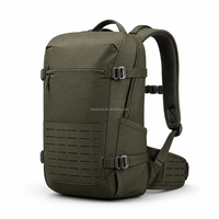 Sac à dos tactique personnalisé pour la chasse en plein air, respirant, avec poches latérales, bretelles réglables, durable, résistant à l'eau, compatible MOLLE