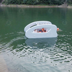Traîneau à neige gonflable, grand radeau flottant, bateau, ponton aquatique avec canapé pour se détendre - Product Image 5