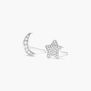 High Shine Premium 925 <b>Sterling</b> <b>Silver</b> Moissanite Diamond <b>Stud</b> Earrings Elegant Women's Fine Jewelry Wedding Anniversary Daily - Product Image 3