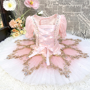 T0930 servicio personalizado adultos niños falda bonita puesta en escena Ropa de baile tutú de Ballet profesional - Product Image 5