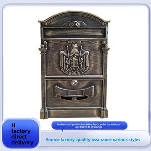 इतालवी बारोक शैली आउटडोर कास्ट एल्यूमीनियम मेलबॉक्स आंगन पत्र बॉक्स बाहरी उपयोग के लिए लालित्य टिकाऊ मेलबॉक्स - Product Image 6