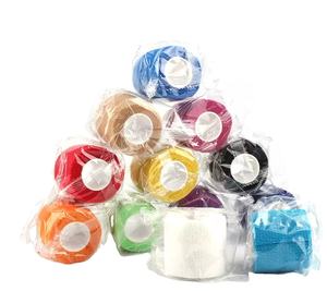 En gros Auto-Adhésif Non Tissé Élastique Vet Wrap Chien Patte Bandage Vetraps Cohésif Bandage Cinta Vendaje <span class=keywords><strong>Vetrap</strong></span> - Product Image 5