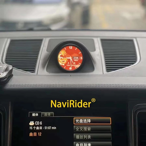 นาฬิกาจับเวลาในรถยนต์ LCD รุ่นใหม่สำหรับ Porsche Macan 2014-2021 นาฬิกาติดแผงหน้าปัดกลาง พร้อมเข็มทิศ แสดงเวลา และมาตรวัดอิเล็กทรอนิกส์ - Product Image 2