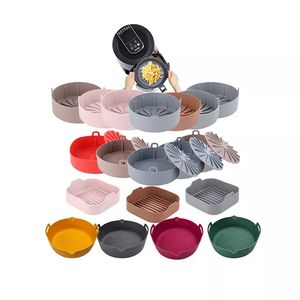 Potongan harga produk 2024 baru dapat digunakan kembali 7 7.5 8 8.5 inci air fryer panci silikon Liner - Product Image 6