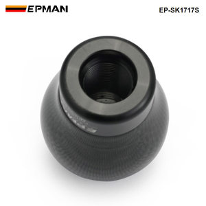 Pommeau de levier de vitesse en aluminium EPMAN en fibre de carbone véritable pour Honda VW BMW EP-SK1717S - Product Image 4