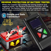 Probador de Baterías de Auto Kingbolen BM560 100-2000CCA, Analizador Digital de Baterías de Auto de Alta Precisión