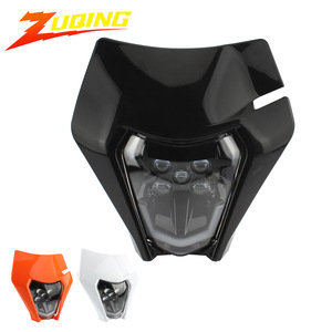 Faro LED para Motocicleta Zuqing HL190 Negro Blanco Naranja 35w para KTM EXC XCF XCW 150 450 - Product Image 1