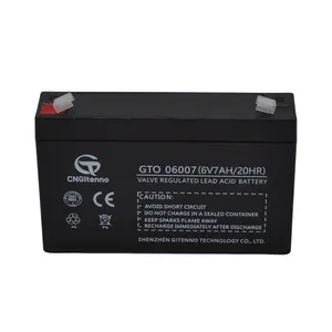 Manufacturer Durable Rechargeable Sealed 6v 7ah 20hr Solar Gel Lead-acid Battery For Industrial