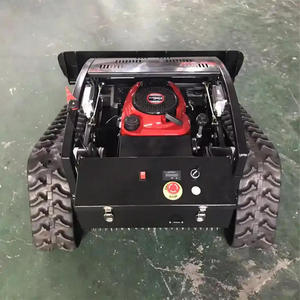 Factory Remote Control Crawler Lawn Mower Gasoline Cordless Overgrown Land Grass Lawn Mower <b>Mini</b> <b>Robot</b> for Farm - Product Image 5