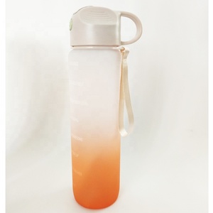 厂家哑光霜森林彩虹色高品质升华毛坯塑料水瓶瓶健身房 - Product Image 5