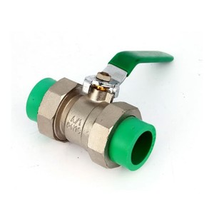High Quality Customized PPR Double Union Brass Ball <strong>Stop</strong> <strong>Cock</strong> Infusion Valve Long-Lasting DN20-63 <strong>Pipe</strong> Fittings - Product Image 5