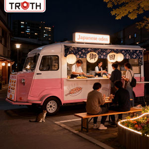 트루스 트레일러 완비된 푸드 트레일러 미국 피자 핫도그 푸드 카트 케밥 카라반 키친 이동식 전기 푸드 트럭 - Product Image 1