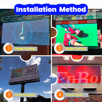 Pantalla LED para Video Wall de Alta Definición, a Todo Color, Ligera, de Alto Brillo, Fácil Instalación, Impermeable IP65, para Eventos al Aire Libre, P3.91