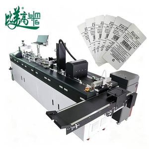 Machine d'impression jet d'encre UV Chestny Znak Teksher RFID avec alimentation automatique pour étiquettes de vêtements, codes-barres, prix, origine, texte et impression graphique - Product Image 2