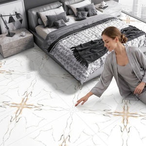Ivory Wood Look Porcelain Tiles 24x48 Inch Matte Floor Wall for Hotel Home Interior Projects - Product Image 1
