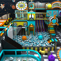 Aire de jeux colorée pour enfants en centre commercial, espace de jeu intérieur pour enfants, équipement de terrain de jeu intérieur pour enfants avec piscine à balles