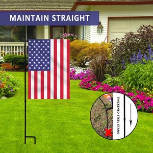 Best-Selling Cross-Border High Quality Metal <b>Flag</b> Holder for Patio Weatherproof <b>Garden</b> Flagpole with Christmas <b>Garden</b> <b>Flag</b> - Product Image 3