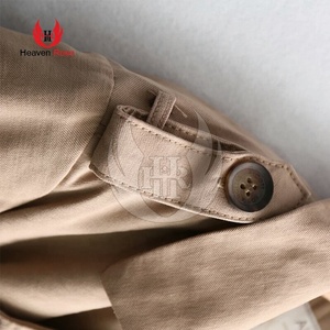 เสื้อโค้ทตัวยาวสำหรับผู้หญิง,เสื้อแจ็กเก็ตระบายอากาศได้ดีแขนยาวลายทาง - Product Image 6