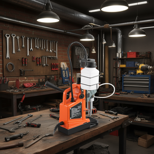 Perceuse magnétique électrique portable, diamètre de perçage de 1,57 pouces, vitesse variable de 850 tr/min, pour travaux de bricolage et de construction ferroviaire - Product Image 2