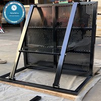 Clôtures en fer pour le contrôle des foules lors de concerts avec composants traités thermiquement à louer - Barrières et portails treillis Mojo pour événements