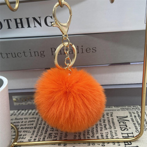 <span class=keywords><strong>Porte</strong></span>-clés tendance en fausse fourrure de <span class=keywords><strong>lapin</strong></span> avec <span class=keywords><strong>pompon</strong></span>, accessoire doux et léger pour clés - Grande Vente - Product Image 2