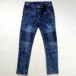 Pantalones Vaqueros Azules para Niños, Estilo Casual, Desgastados, Lavados, Tipo Harem, Moda 2021 - Product Image 1