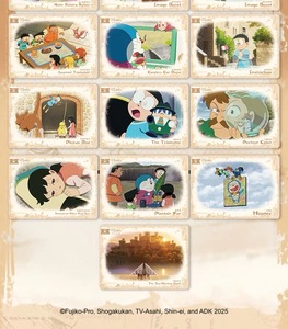 Cartes à collectionner <span class=keywords><strong>Doraemon</strong></span> World Story : Personnages d'anime, accessoires de peinture, collection pour enfants, cadeau de Noël - Product Image 5