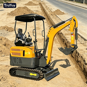 <span class=keywords><strong>Mini</strong></span>-excavatrice sur chenilles de 2 tonnes CE EPA Euro 5 pour le travail des jardins potagers et la préparation de fondations - Product Image 1