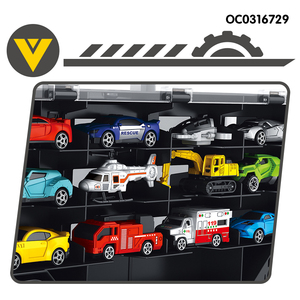 Brinquedo de caminhão de carga preço razoável, atacado com 12pcs mini carro, modelo, brinquedos, avião - Product Image 3