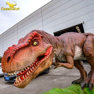 Modelos de Dinosaurios Jurásicos de Tamaño Real, Animatrónicos de Metal, Diseño de Dinosaurios para Uso en Interiores/Exteriores en Parques de Aventura y Centros Comerciales - Product Image 5