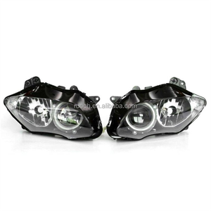 RACEPRO-Phare de Moto LED pour Yamaha YZF <span class=keywords><strong>R1</strong></span> 2007-2008, Yeux de Démon Rouge Modifié Personnalisé, Phare Avant Sportbike - Product Image 1