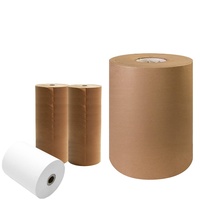 Fornitori del produttore della cina marrone bianco per tonnellata rotolo jumbo grezzo rotolo di carta da imballaggio offset riciclato rivestito in pe vergine carta kraft