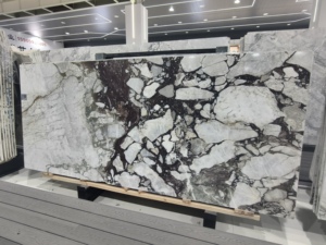 GOLDTOP Luxury Polished Port Laurent <b>Marble</b> Italian Bold Vein Slabs for Luxury Hotel Flooring and High End Feature Walls - Product Image 5