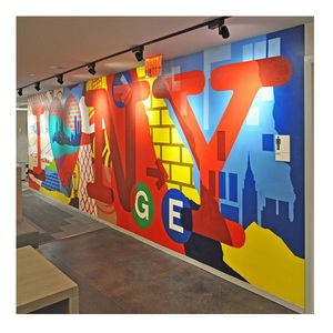 Tùy chỉnh in 3D bức tranh tường Giấy tường trang trí nội thất cho nhà hàng - Product Image 2