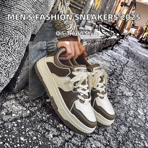 2026 New Arrival Men's Fashion Trend Running Shoes Lace-Up Mesh Lining EVA <b>Insole</b> Brisk Casual Style Walking Style Shoes - Product Image 2
