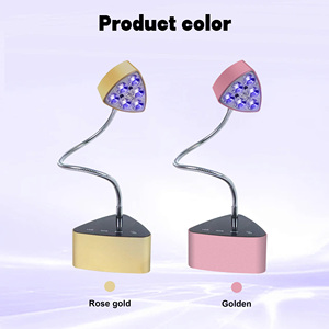 18 Wát Mini UV LED Máy sấy móng tay <span class=keywords><strong>360</strong></span> ° Điều chỉnh đầu có thể sạc lại Gel Nail Light UV đèn với cảm biến cảm ứng cho Nail cung cấp - Product Image 5