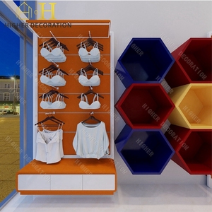 Étagère de présentation pour boutique de lingerie avec éclairage LED, hauteur réglable et design écologique - Product Image 2