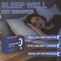 Bandes orales de mélatonine à marque privée, dissolution rapide, 0,8 g, végétaliennes, film mince pour un sommeil profond, supplément naturel pour la nuit