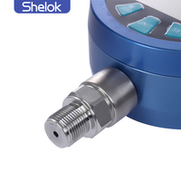 Shelok Adjustable Air Suspension Manometer Digital Hydraulic Hydrogen Pressure Gauge Quartz Resonant Sensor