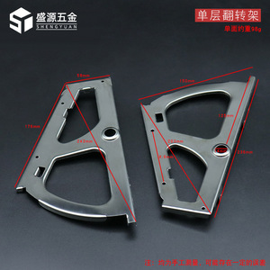 Étagère à chaussures triangulaire pliable en acier inoxydable, accessoire de rangement mural pour entrée, bxg - Product Image 3