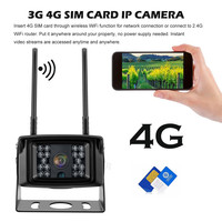 Caméra de sécurité pour véhicule avec carte SIM 3G 4G, boîtier métallique, CCD AHD, résolution 1280x960, détection de mouvement pour voiture, bus, camion, IP66