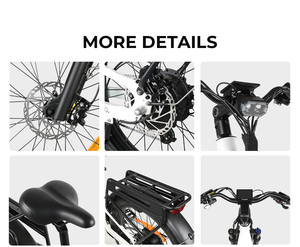 Factory Stock EbikeSAMEBIKE 2026 New 4.0 Fat Tire High carbon steel 8-Speed Electric Mountain Bike <b>Dropshipping</b> Available - Product Image 2