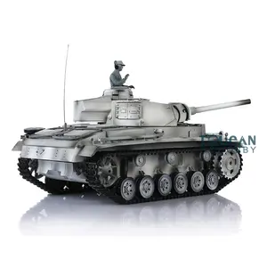 Heng uzun yükseltilmiş Ver 1/16 TK7.0 alman Panzer III L RC tankı 3848 Metal parçalar zırhlı oyuncak TH17342