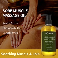 Nouvelle Huile de Massage Corps Relaxante et Anti-Cellulite au Pur Lavande Naturelle pour SPA, Soulagement des Douleurs Musculaires et Huile Essentielle d'Encens Bio