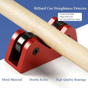 Vérificateur de droiture de la queue de billard en alliage d'aluminium, outil de réparation portable pour le test d'alignement de la queue de billard - Product Image 6