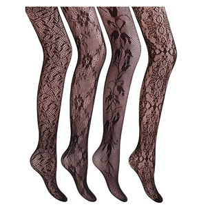 Commercio All'ingrosso Senza Soluzione di Continuità Jacquard Embroid Floral Patterned Calze a Rete/di Modo <span class=keywords><strong>Collant</strong></span> - Product Image 2